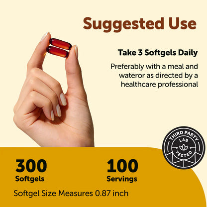 Micro Ingredients Pumpkin Seed Oil with Saw Palmetto,300 Softgels | Cold Pressed, Pure Virgin Oil, Essential Fatty Acids, & Phytosterols | Non-GMO